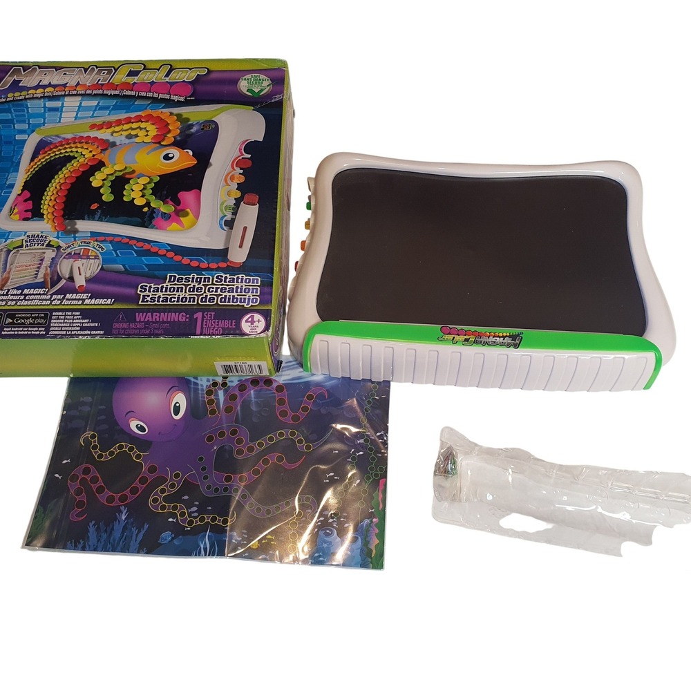 Creative Magic Magna Color Design Station Magnetic Art Board Kids Toy 160 Dots‎